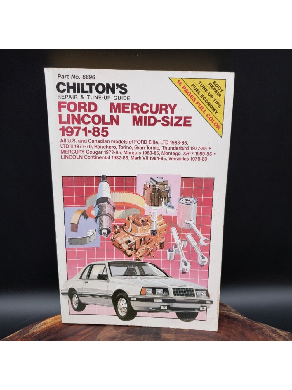 Chilton Repair Manual Ford Mercury Lincoln Mid-Size 1971-1985 Part 6696 Cougar L